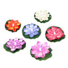 6556 Water Floating Smokeless Candles Lotus Flowers Sensor Led Tealight For Outdoor And Indoor Decoration - Pack Of 6 Candle Candle (Pack Of 6)