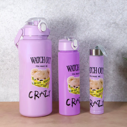 Premium Water Bottles 2000ml + 900ml + 300ml - (Set)