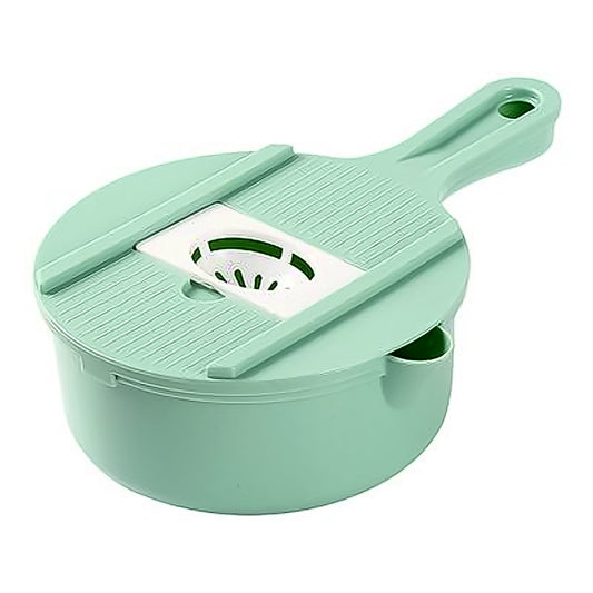 Vegetable Choppers With Drain Basket 6 In 1 Vegetable Slicer Blades (1 Set)