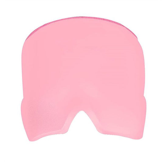 1204 Headache Relief Hat Migraine Cap Wearable Migraine Mask Ice Head Wrap For Tension Headache Puffy Eyes Sinus Headache Stress Relief