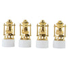Mini Lantern-style Flameless Led Tealights - (4 Pc)
