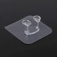 Transparent Self-Adhesive Wall Hook – Drill-Free, Waterproof & Oil-Proof for Toothbrush, Socket (1 Pc)