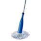 Cotton mop on wooden rod, perfect for cleaning bottles and jars.