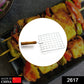 Stainless steel barbecue grill front