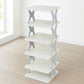Smart 6-Layer Shoe Rack – Foldable, Collapsible & Heavy-Duty Plastic Stand for Home Entryway Storage Organizer (Mix Color)