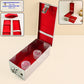 Lustro Box Stainless & Velvet Jewellery Chest