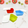 3-Piece Multicolor Airtight Container Set – Rectangular Food & Fridge Storage