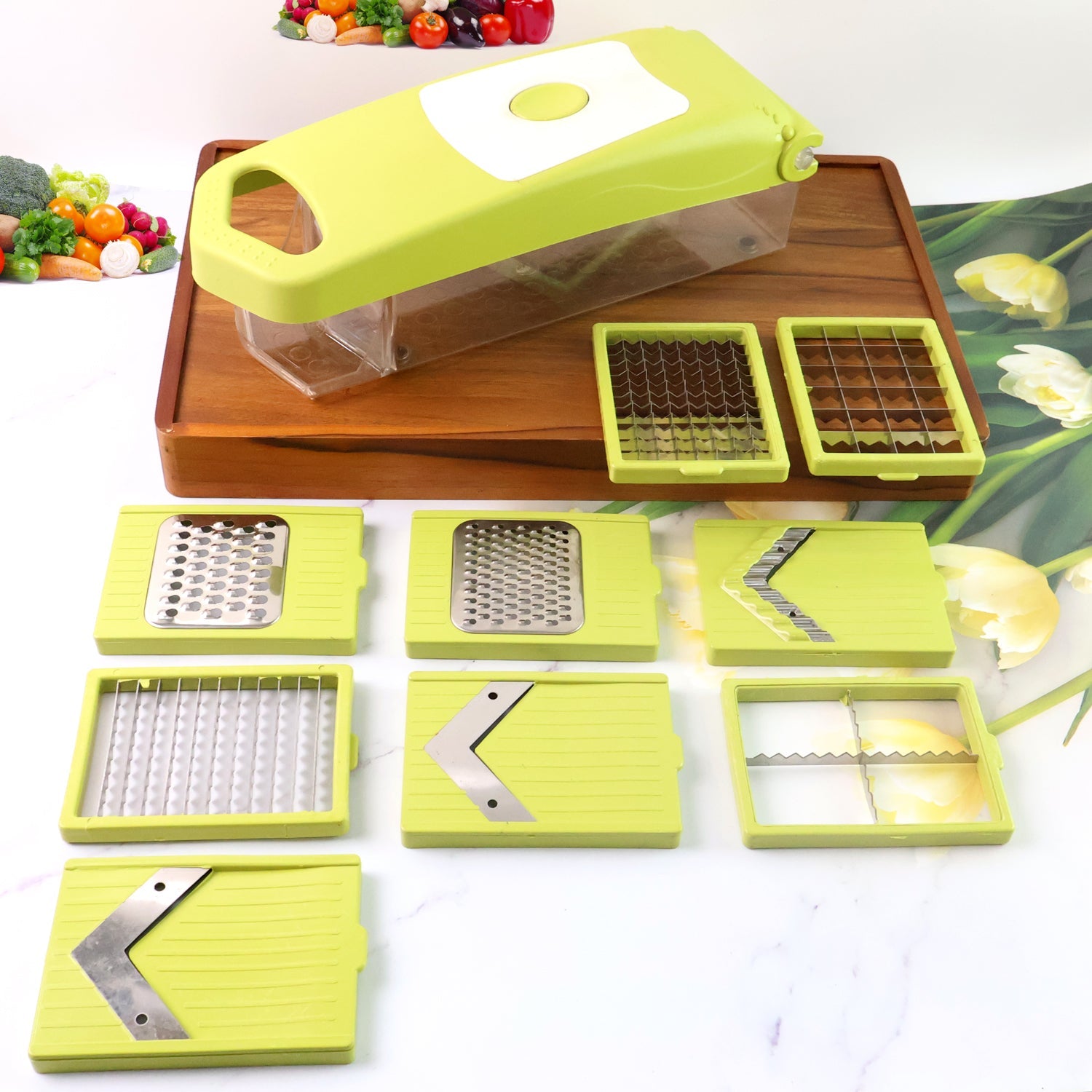 9-in-1 Smart Chopper for Vegetables & Fruits