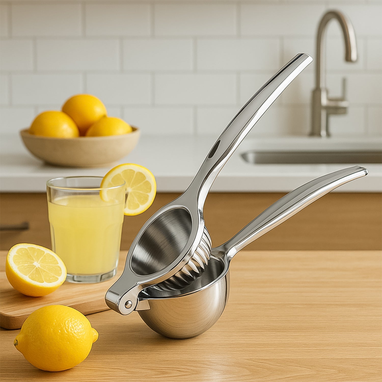 Press Right Steel Citrus Extractor