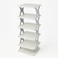 Smart 6-Layer Shoe Rack – Foldable, Collapsible & Heavy-Duty Plastic Stand for Home Entryway Storage Organizer (Mix Color)