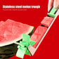 Stainless Steel Washable Watermelon Cutter – Windmill Slicer & Peeler