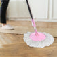 Home Cleaning Stainless Steel 360° Rotating Pole - Microfiber Mop with Adjustable Rod Stick Mix Color)