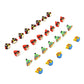 Colorful Novelty Eraser Set for Kids and Gifts (28 Pcs In 1 Packet)