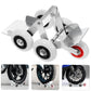 Heavy-Duty Motorcycle Front Wheel Parking Roller Stand (1 Pc)