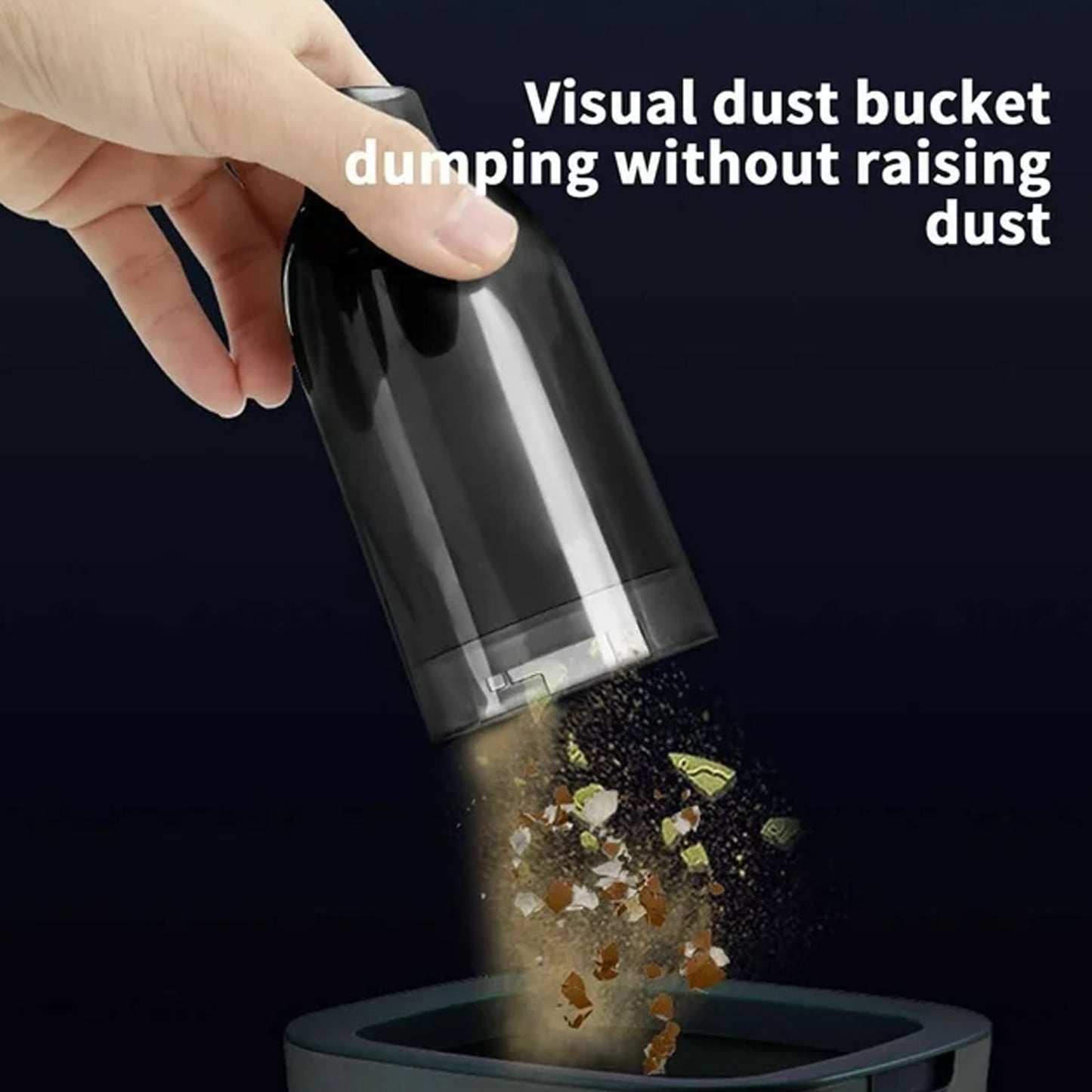 3 in 1 Mini Car Vacuum – Wireless, Rechargeable, Blower & Dust Cleaner for Car, Home & Keyboard