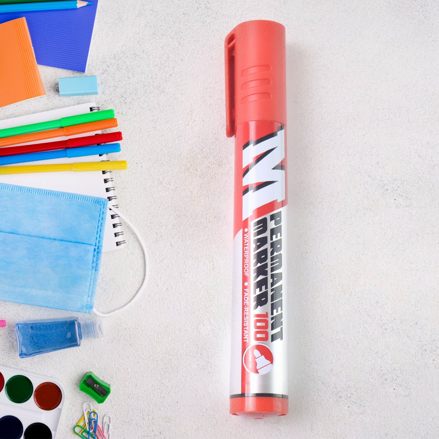 Quick-Dry Red Marker