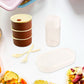 Steel Lunch Box Set (4 pcs, Black)