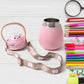 Stainless Steel Kitten / Bottle Vacuum Insulated Cup With Handle & Strap (700 ML)