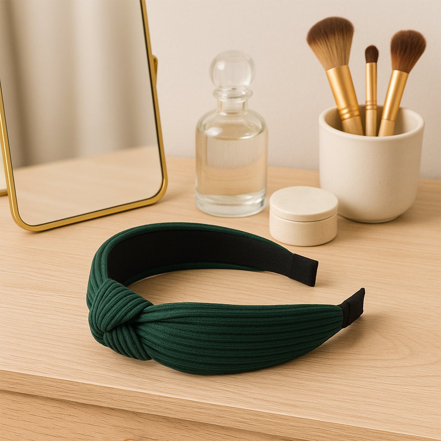 Tress Twist Ribbed Knot Headwrap