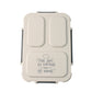 3-Compartment Stainless Steel Lunch Box (1 Pc)
