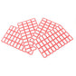 Multipurpose Blank Label Sticker Sheets Red Border Self-Adhesive Writable Stickers for Bottles (50 Sheet)