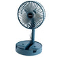 Adjustable Portable Desktop Fan - Telescopic Silent Personal Cooling for Office & Travel (Battery Not Include)