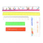 Premium Quality Assorted Plastic Ruler (1 Pc & Mix Design)