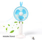 Compact fan with LED light