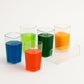 Unbreakable Stylish Transparent Square Design Water / Juice / Beer / Wine Tumbler Plastic Glass Set ( 300 ML, Pack of 6)