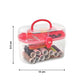 Lightweight sewing kit with all essentials for travel, organized in a small box