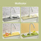 Silicone Faucet Splash Guard Pad for Kitchen & Bathroom Sink (1 Pc / Mix Design & Size)