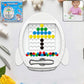 Space Rocket Magnetic Painting Board for Kids