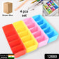 Desktop Storage Organizer Box Set - 5 Grid Compartments for Clothing, Underwear, Socks & Ties (4-Piece)