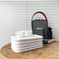 Simple Silicone Tissue Holder – Cube/Cylinder Tissue Box for Bathroom, Office, Car & Bedroom