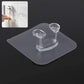 Transparent Self-Adhesive Wall Hook – Drill-Free, Waterproof & Oil-Proof for Toothbrush, Socket (1 Pc)