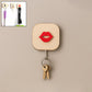 Wooden Cartoon Hook Wall Hanging Hooks Wall Storage Hook Wall Mounted Hat Hooks Wall Coat Hooks Hanger Backpack Hook Clothes Hook Office Towel Hook Clothing Iron (1 pc)