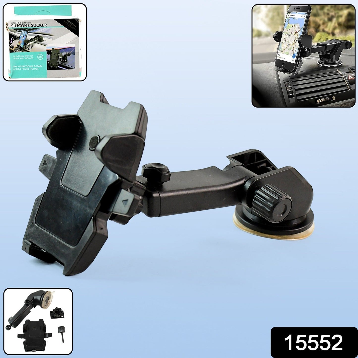 X Hold 360° Rotating Car Phone Grip