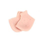 Soft silicone heel protectors for dry and cracked feet