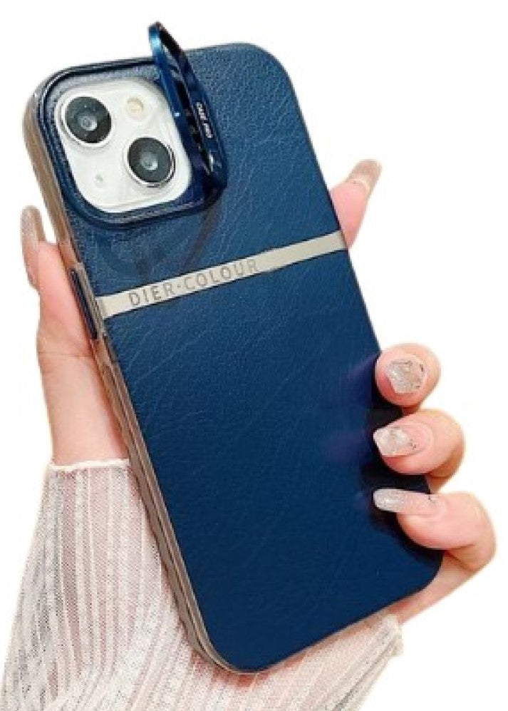 Soft Leather Pattern with Camera Kickstand