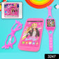 Barbiee Musical Phone, Watch & Glasses Set for Girls – ABS Calling Toy (3-Piece, Battery Not Included)
