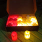 Flameless Melted Design Candles for Decoration, Diwali (1 pc)