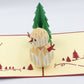 3D -Up Greeting Card (1 Pc): Birthday, Love, Christmas