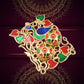 Rakasha Bandhan Special Puja Thali, Kumkum Thali Holder, Pooja Return Gift, Indian Housewarming Gifts, Brother / Bhai / Bhabhi / Sister / Family   for Rakshabandhan, Diwali