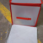 Storage Box Transparent PVC Zipper Sealed Lasting Sock Organizer with Compartment (30×30 CM / Inside Cardboard sheet)