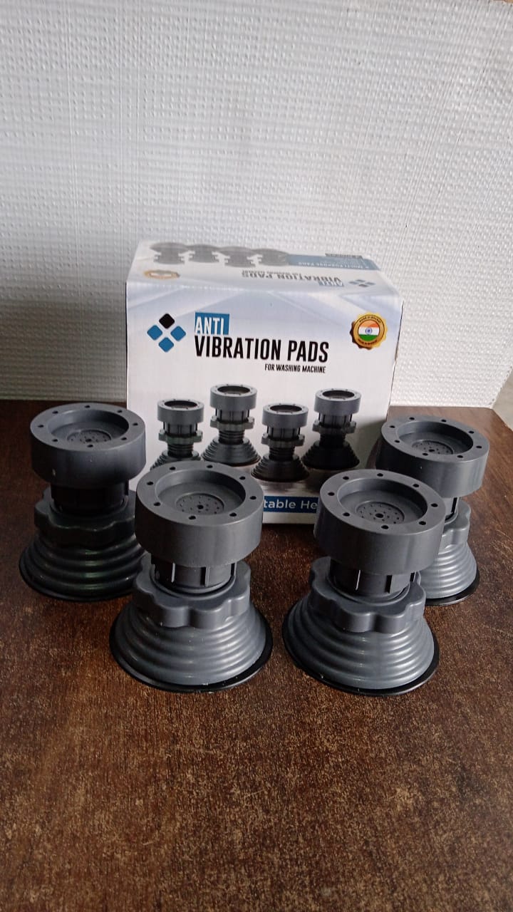 Adjustable Multipurpose AntiVibration For Appliances (Set of 4Pc)