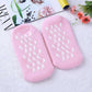 Gel socks for moisturizing and repair.