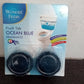 Ocean blue toilet flush tabs for 100-gram cleaning