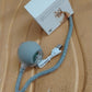 Rechargeable Interactive Cat Toy Ball with Detachable Braided Tail and LED Light (1 Pc)
