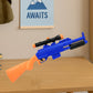 Big Plastic Toy Gun for Kids - 22 Inch Gun Toy for Kids Shooting Gun with 6 fence arrows Kids Toy Return Gift Item, Shot Air Gun For Diwali Gift, Birthday Gift (22Inch)