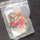 Stylish Acrylic Cartoon Character Keychain with Metal Clip (1 Pc)